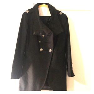 Military style pea coat